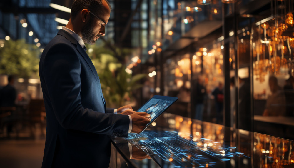 La technologie et les entreprises modernes